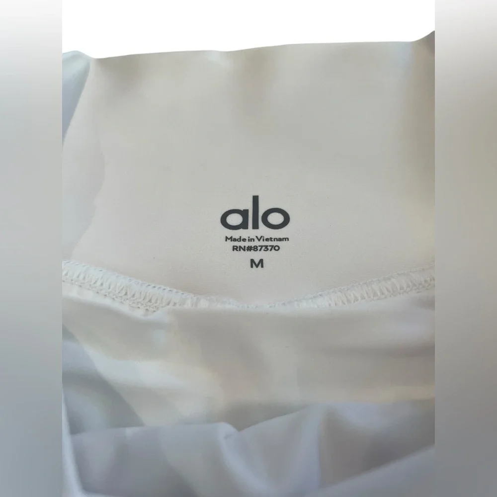 Alo Yoga Grand Slam Pleated Tennis Skirt White- Medium